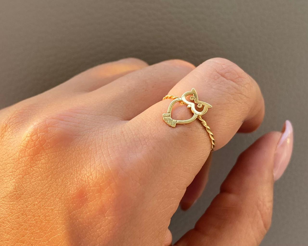 Simple Rings - Simple Gold Rings - Gold Gifts for her