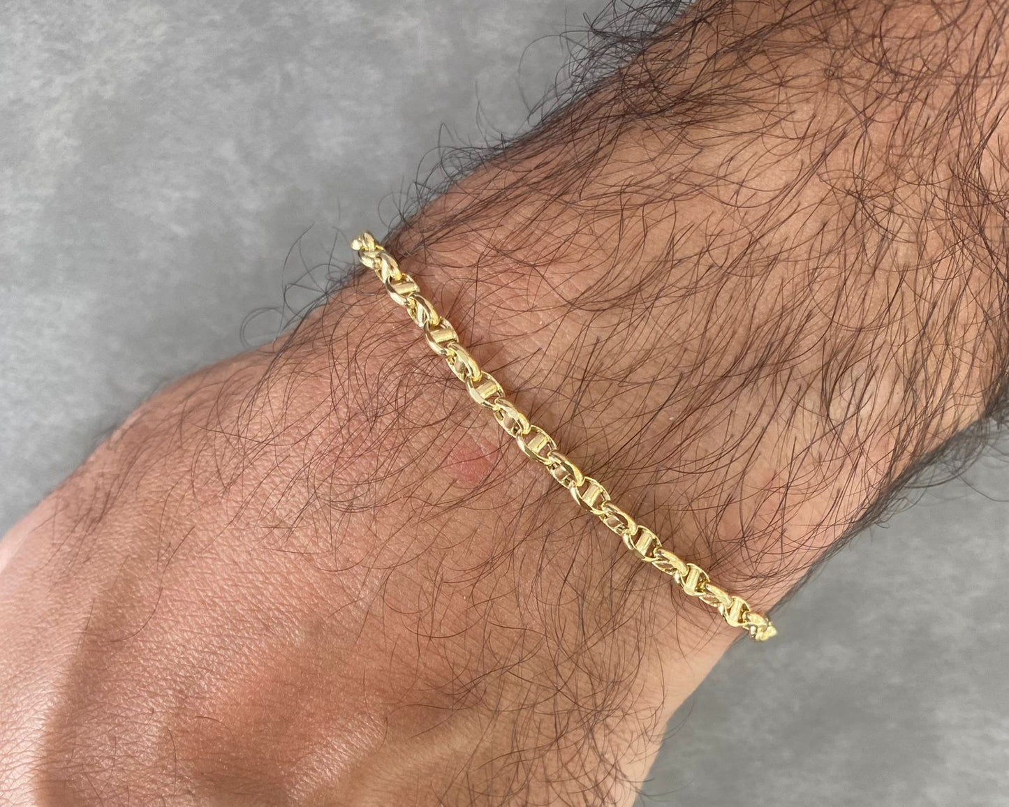 Man Bracelet - Gold Bracelet For Men In Lebanon - White Gold & Pink Gold In Lebanon