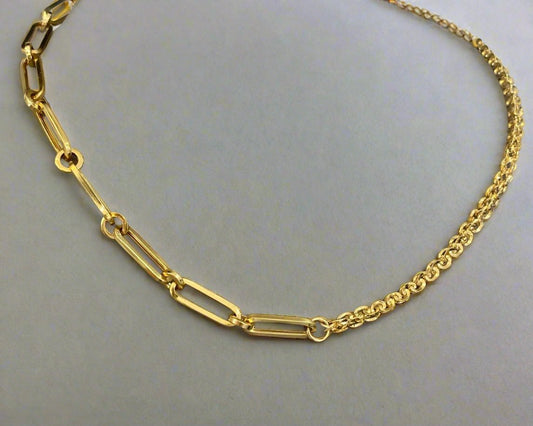 Heavy Necklace - Gold Necklace For Women - White Gold & Pink Gold Lebanon