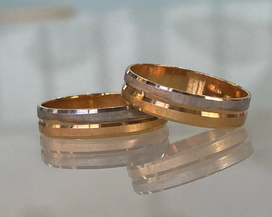 Wedding Bands - Wedding Gold Bands - Gold Gifts for her