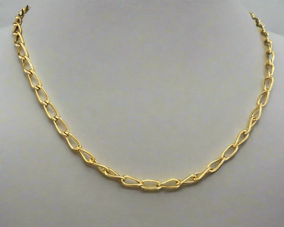 Heavy Necklace - Gold Necklace For Women - White Gold & Pink Gold Lebanon