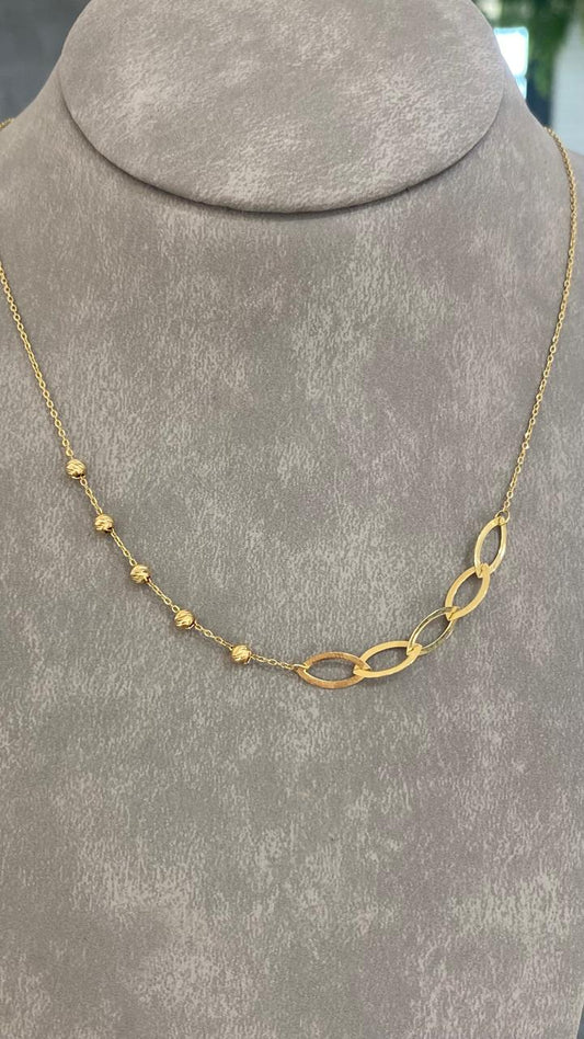 Simple Necklace  - Gold Women Necklace - Gold Gifts Lebanon