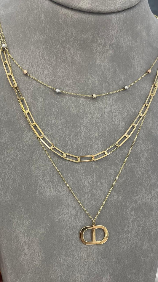 Simple Necklace  - Gold Women Necklace - Gold Gifts Lebanon