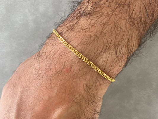 Man Bracelet - Gold Bracelet For Men - White Gold & Pink Gold Lebanon