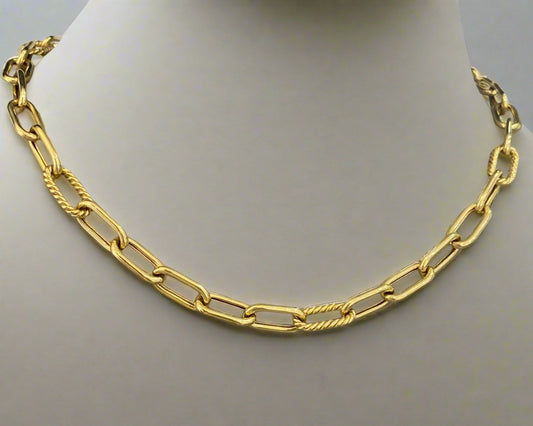 Heavy Necklace - Gold Necklace For Women - White Gold & Pink Gold Lebanon