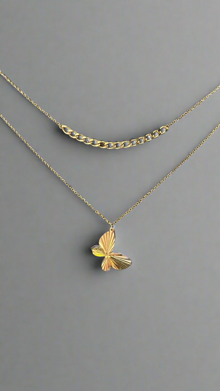 Simple Necklace  - Gold Women Necklace - Gold Gifts Lebanon