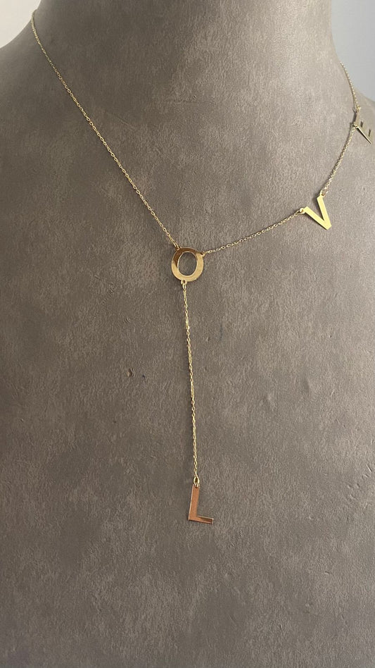 Simple Necklace  - Gold Women Necklace - Gold Gifts Lebanon