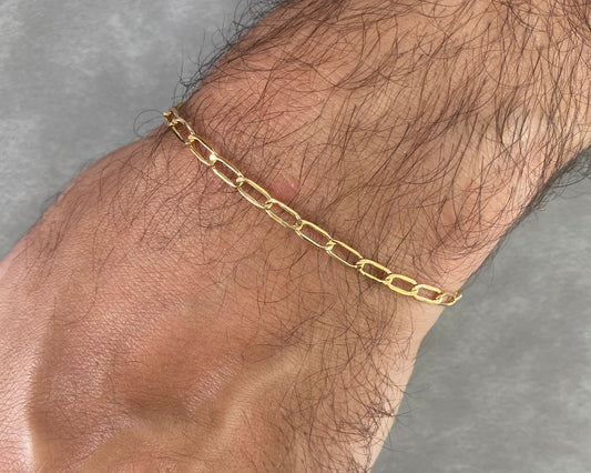 Man Bracelet - Gold Bracelet For Men - White Gold & Pink Gold Lebanon