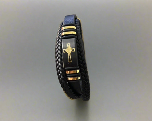 Rubber Man Bracelet- Rubber Gold Man Bracelet - Gold Gifts Lebanon