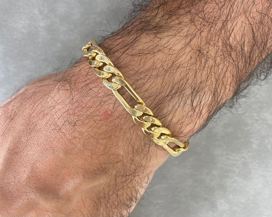 Man Bracelet - Gold Bracelet For Men In Lebanon - White Gold & Pink Gold In Lebanon