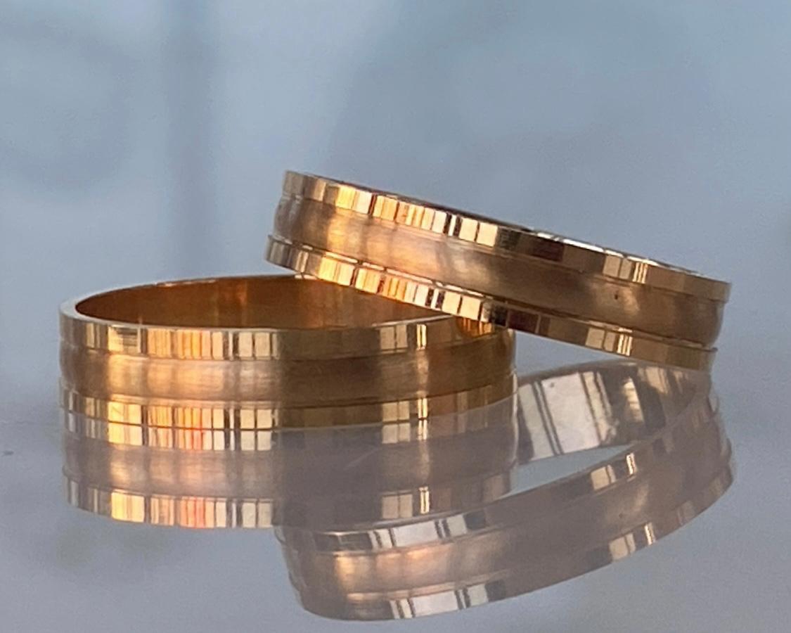 Wedding Bands - Wedding Gold Bands - Gold Gifts for her