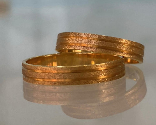 Wedding Bands - Wedding Gold Bands - Gold Gifts for her