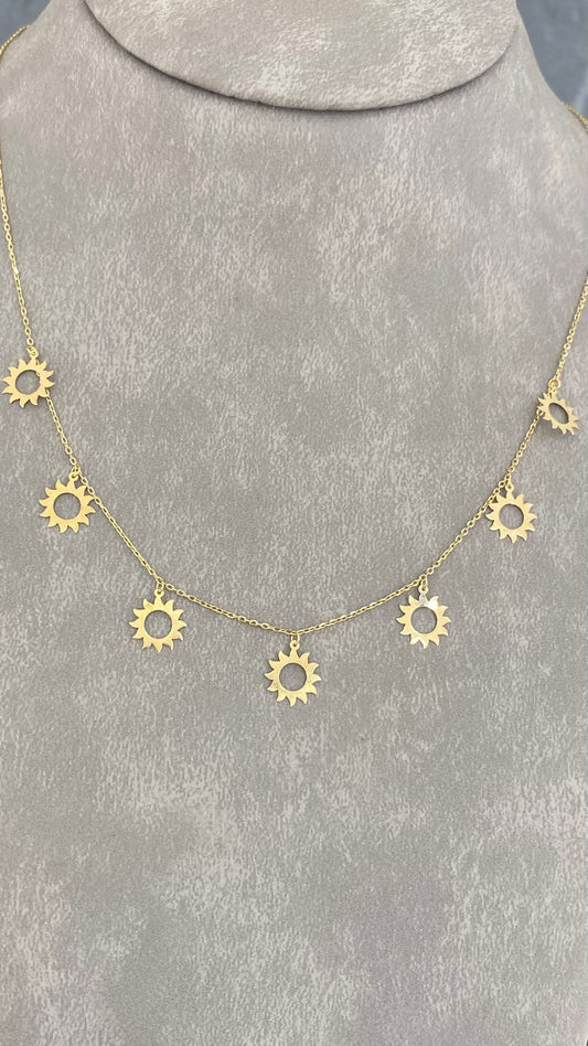 Simple Necklace  - Gold Women Necklace - Gold Gifts Lebanon