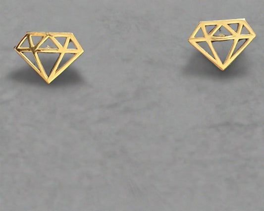 Stud Earrings- Stud Gold Earrings- Gold Gifts for her