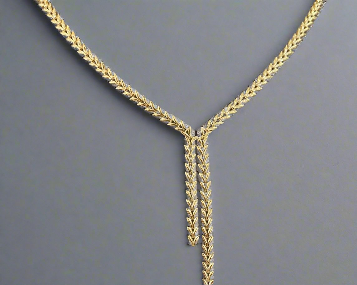 Heavy Necklace - Gold Necklace For Women - White Gold & Pink Gold Lebanon