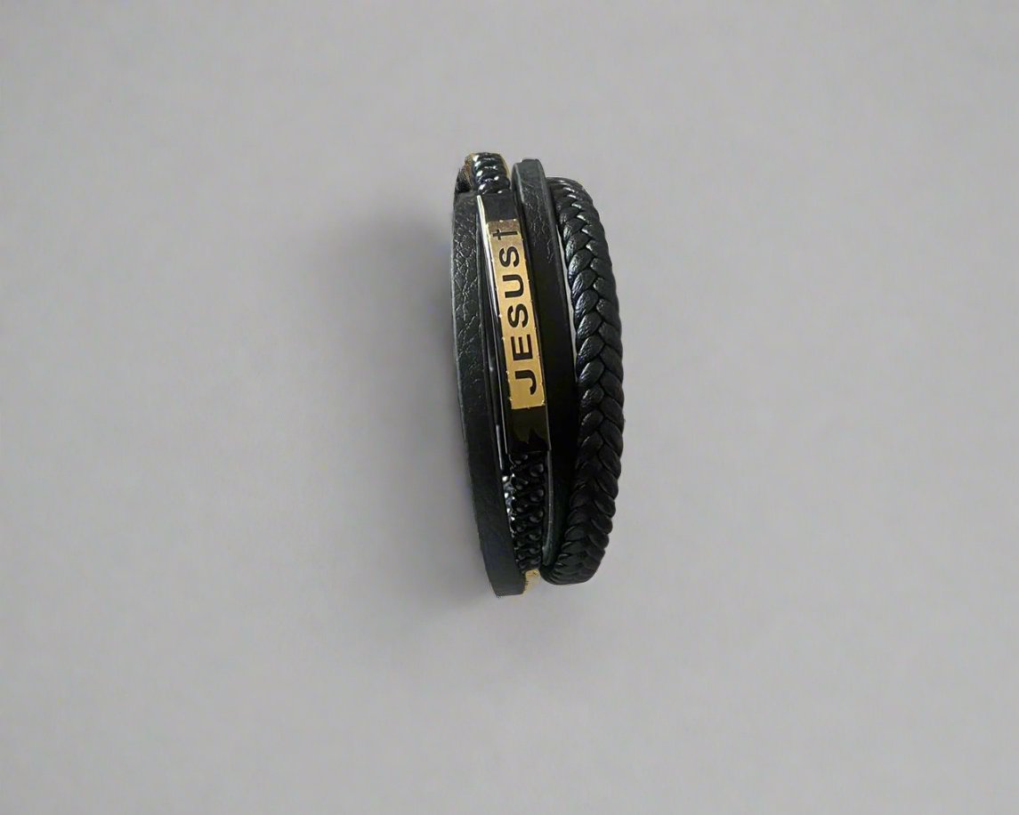 Rubber Man Bracelet - Man Gold Rubber Bracelet - Gold Gifts for him