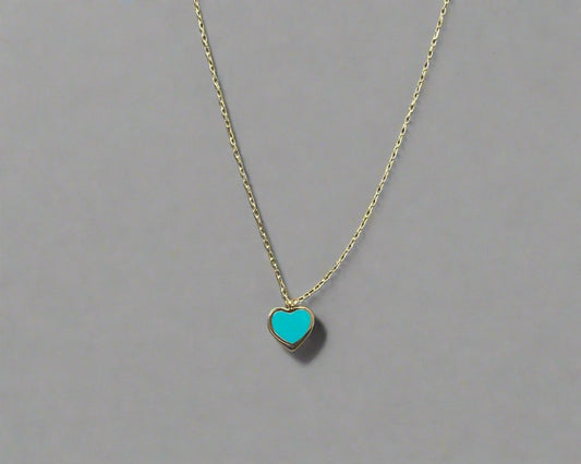 Colored Gold Necklace - Designer Gold Necklace - Gold Gifts For Women