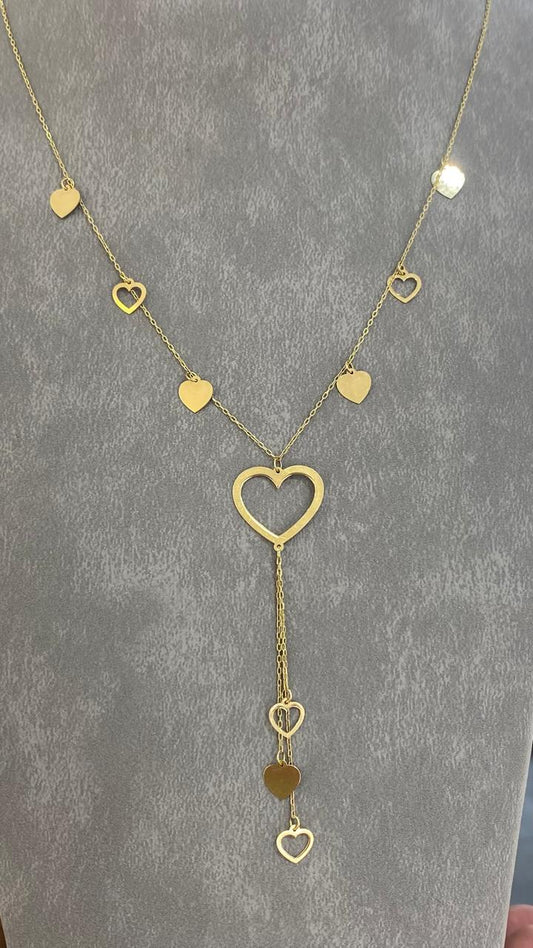 Simple Necklace  - Gold Women Necklace - Gold Gifts Lebanon