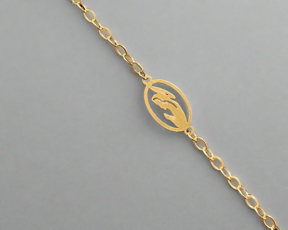 New Born Bracelet - 18kt Gold Gifts For Babies