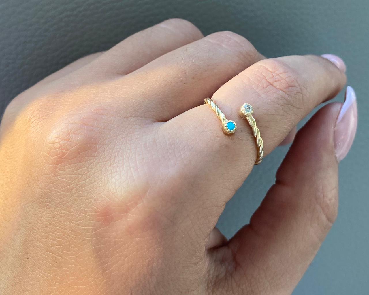 Simple Rings - Simple Gold Rings - Gold Gifts for her