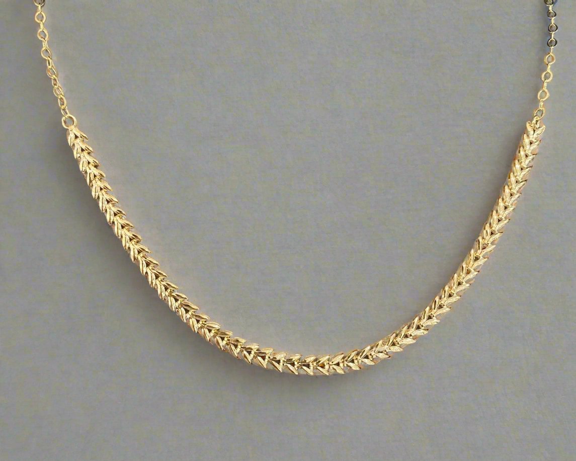 Heavy Necklace - Gold Necklace For Women - Designer Gold Necklace