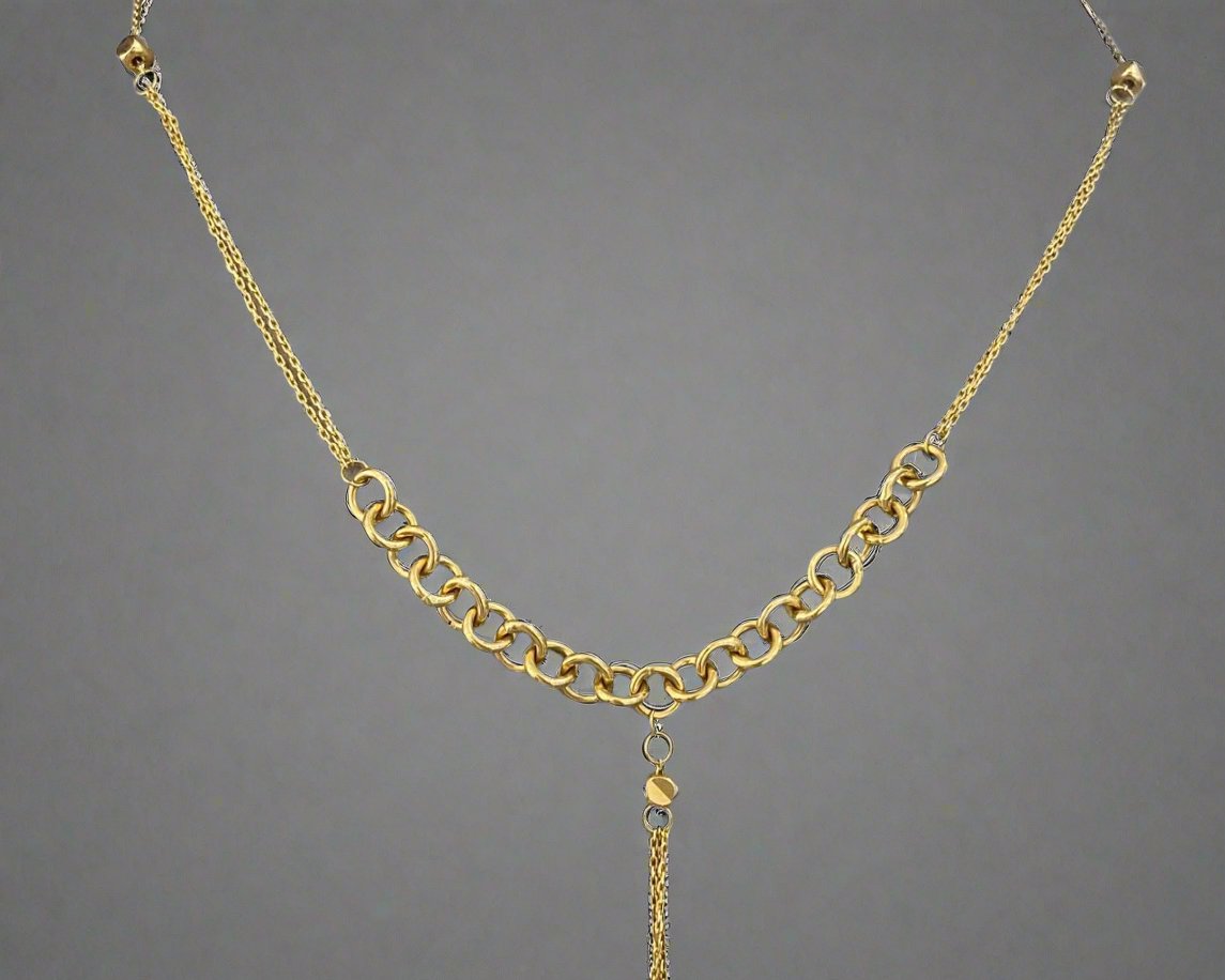 Heavy Necklace - Gold Necklace For Women - White Gold & Pink Gold Lebanon