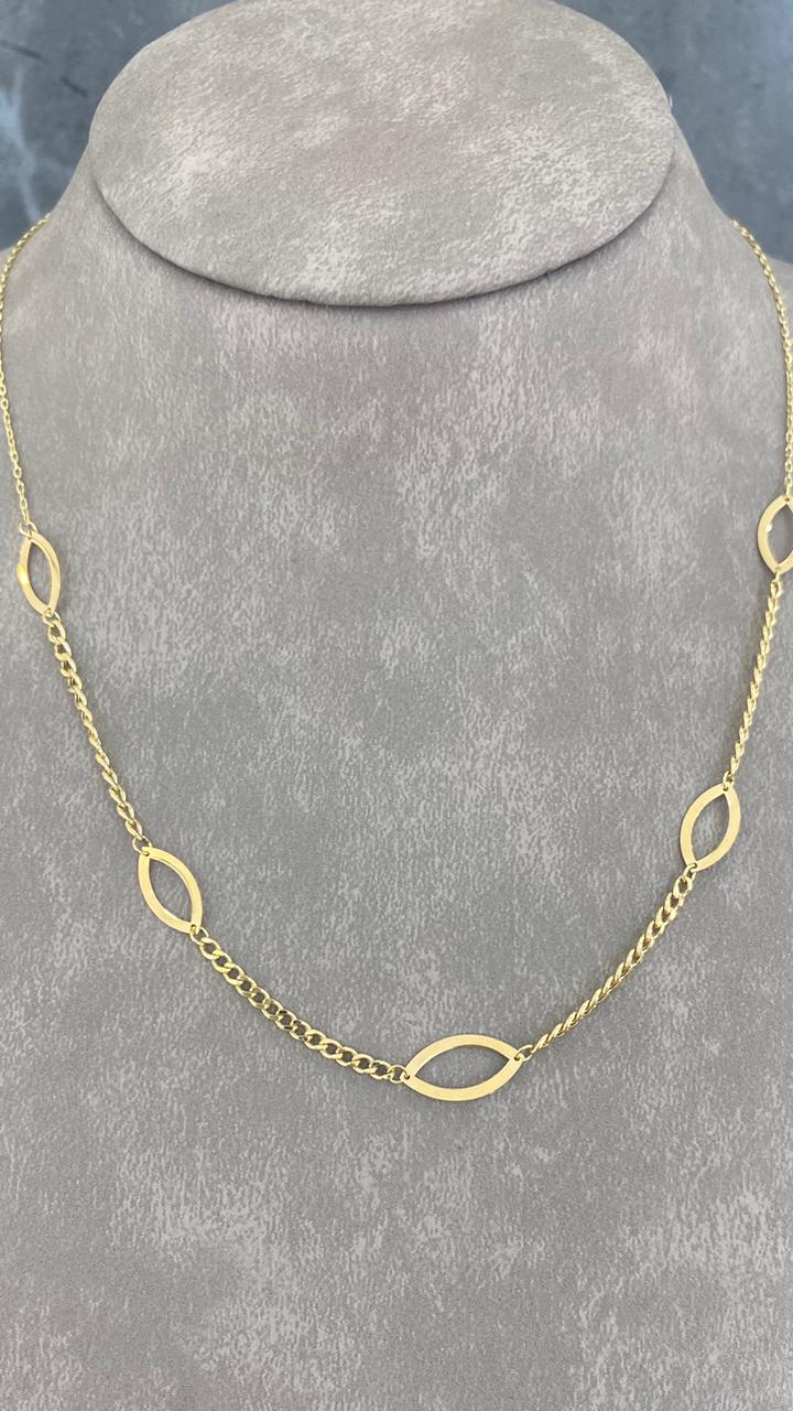 Simple Necklace  - Gold Women Necklace - Gold Gifts Lebanon