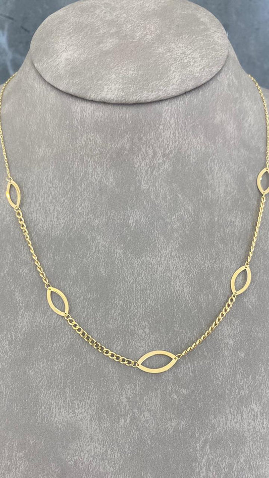 Simple Necklace  - Gold Women Necklace - Gold Gifts Lebanon