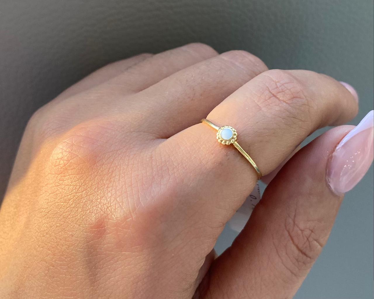 Simple Rings - Simple Gold Rings - Gold Gifts for her