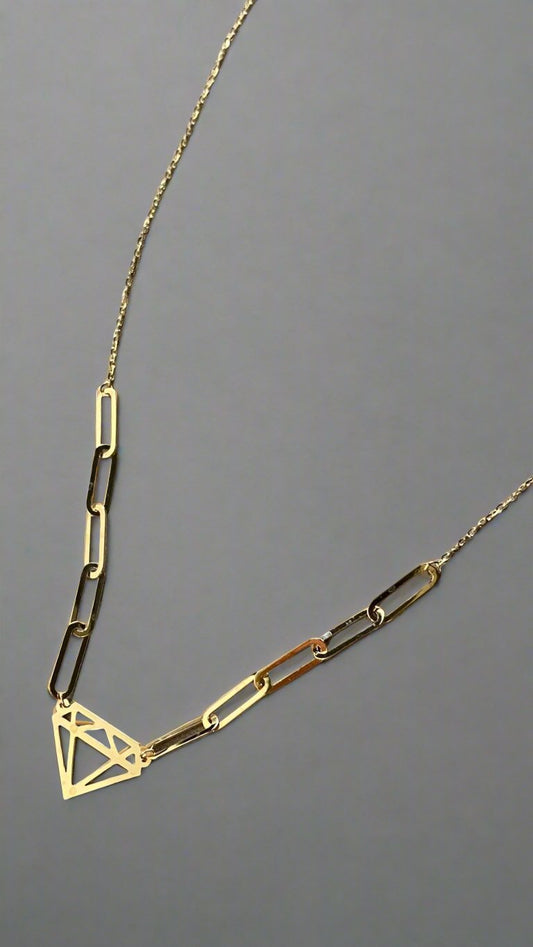 Simple Necklace  - Gold Women Necklace - Gold Gifts Lebanon