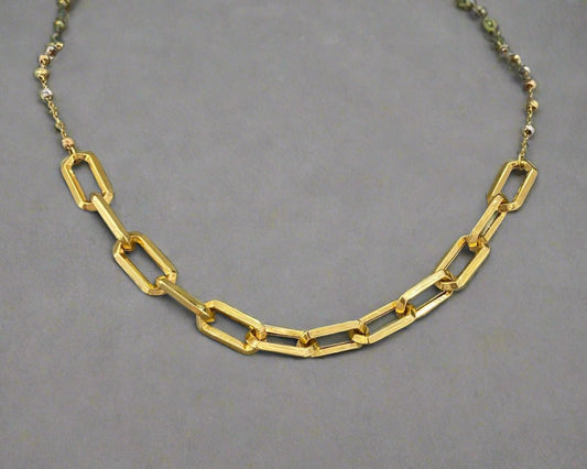 Heavy Necklace - Gold Necklace For Women - White Gold & Pink Gold Lebanon