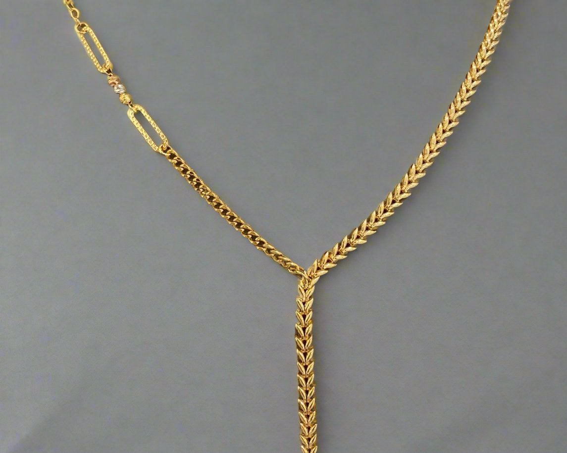 Heavy Necklace - Gold Necklace For Women - White Gold & Pink Gold Lebanon