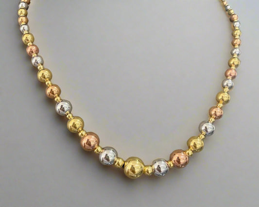 Heavy Necklace - Gold Necklace For Women - White Gold & Pink Gold Lebanon