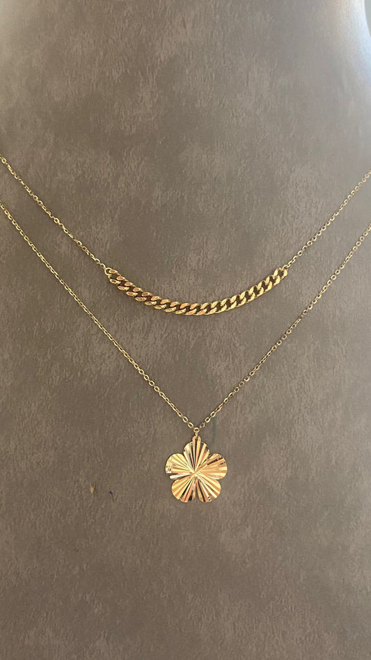 Simple Necklace  - Gold Women Necklace - Gold Gifts Lebanon