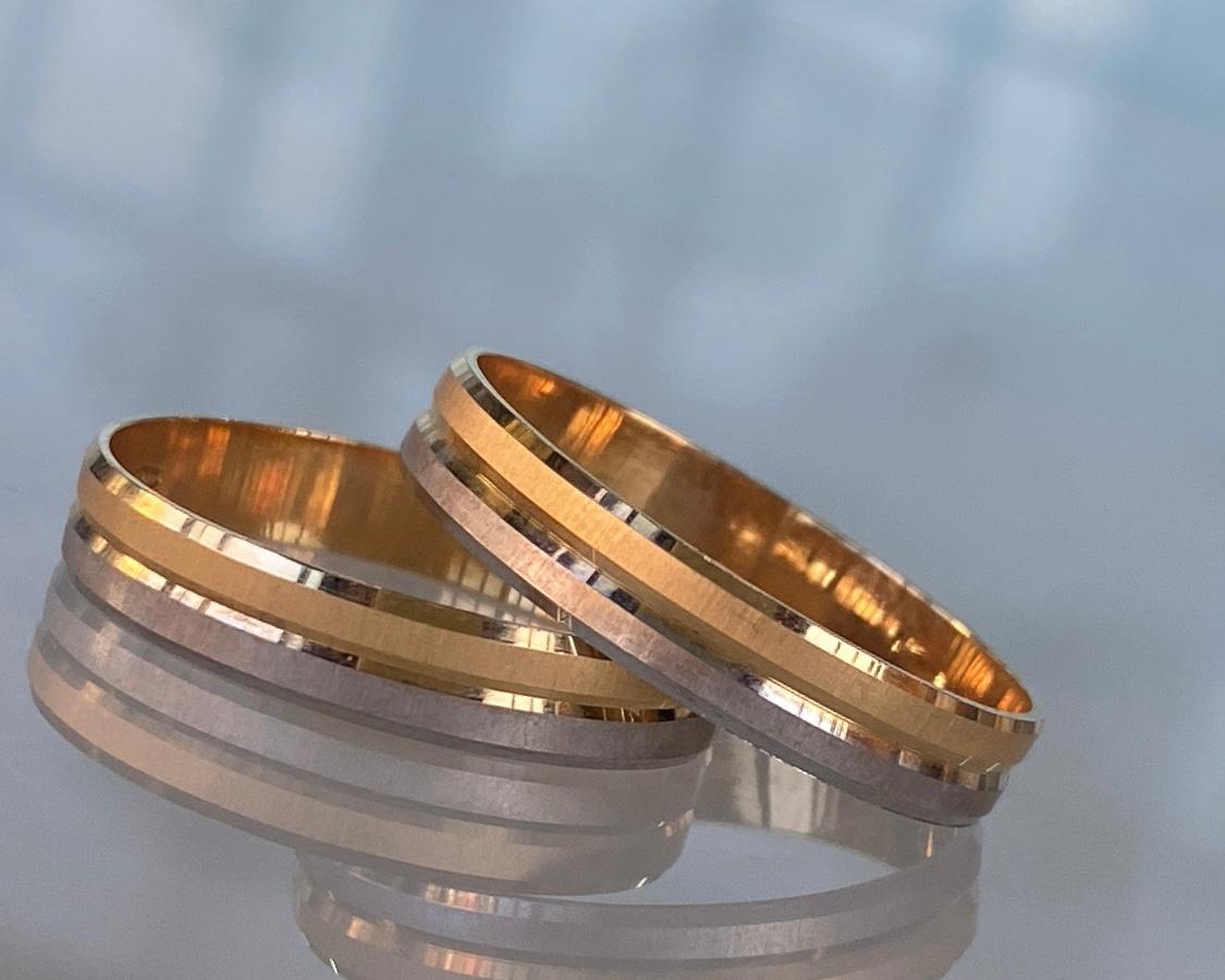 Wedding Bands - Wedding Gold Bands - Gold Gifts for her