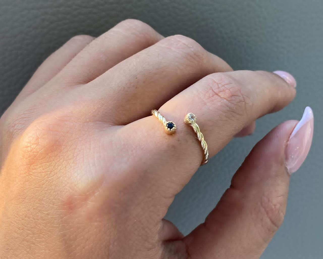 Simple Rings - Simple Gold Rings - Gold Gifts for her