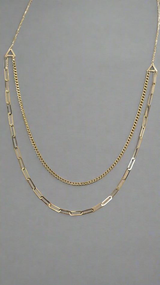 Simple Necklace  - Gold Women Necklace - Gold Gifts Lebanon