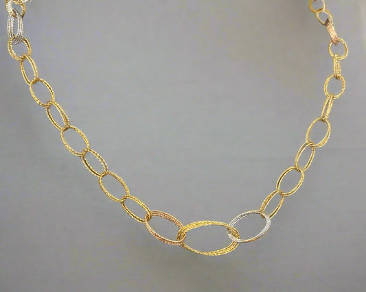 Heavy Necklace - Gold Necklace For Women - White Gold & Pink Gold Lebanon