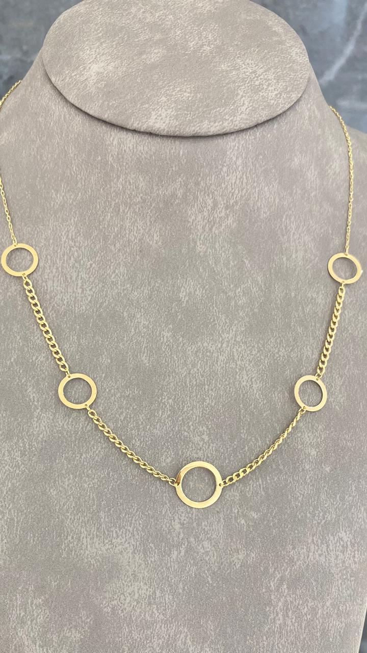 Simple Necklace  - Gold Women Necklace - Gold Gifts Lebanon