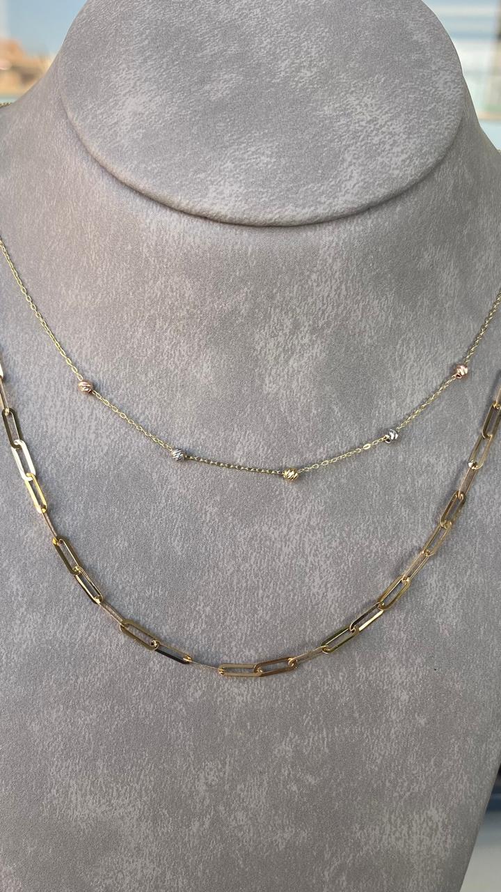 Simple Necklace  - Gold Women Necklace - Gold Gifts Lebanon