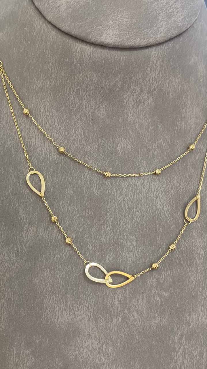 Simple Necklace  - Gold Women Necklace - Gold Gifts Lebanon