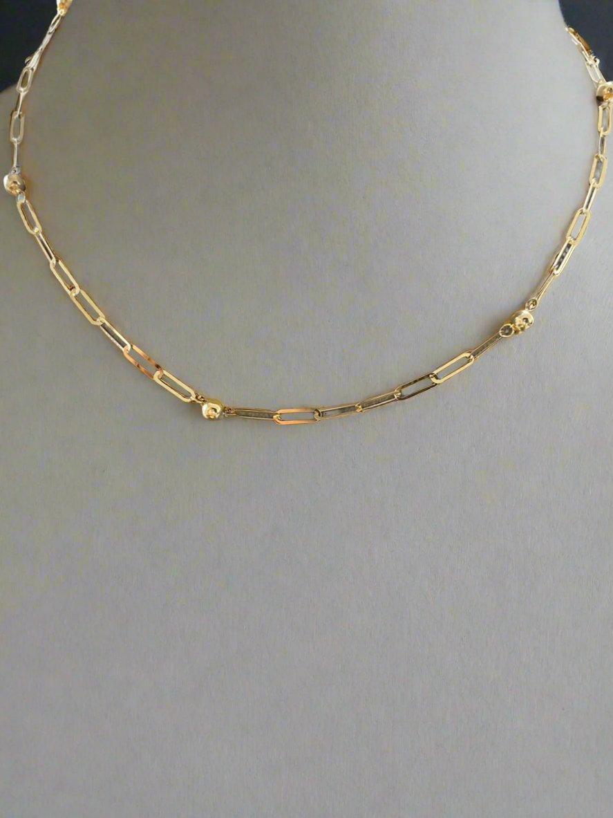 Simple Necklace  - Gold Women Necklace - Gold Gifts Lebanon