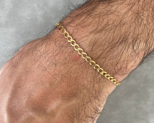 Man Bracelet - Gold Bracelet For Men - White Gold & Pink Gold Lebanon